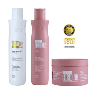 Combo Escova Progressiva Fashion Gold 300g  (A MAIS VENDIDA)